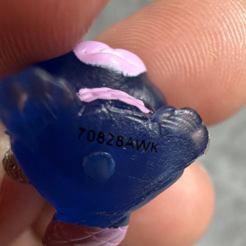 Littlest Pet Shop Blue Pink Plastic Bear Figurine Model 12162 Animals Theme